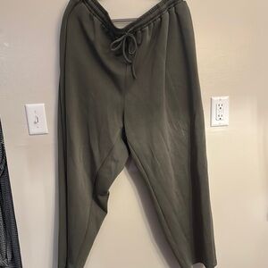 Cider Green Joggers Soft Cotton Blend Relaxed Fit